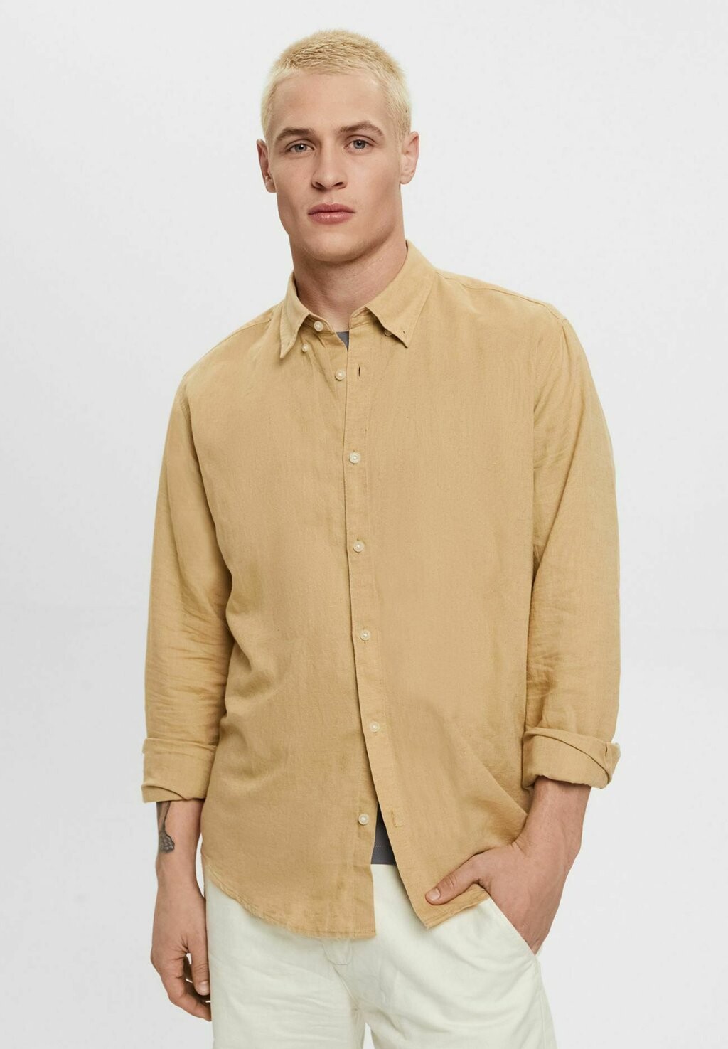 

Рубашка REGULAR FIT Esprit, цвет beige