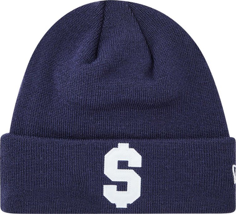 Шапка Supreme x New Era $ 'Navy', синий шапка new era цвет navy