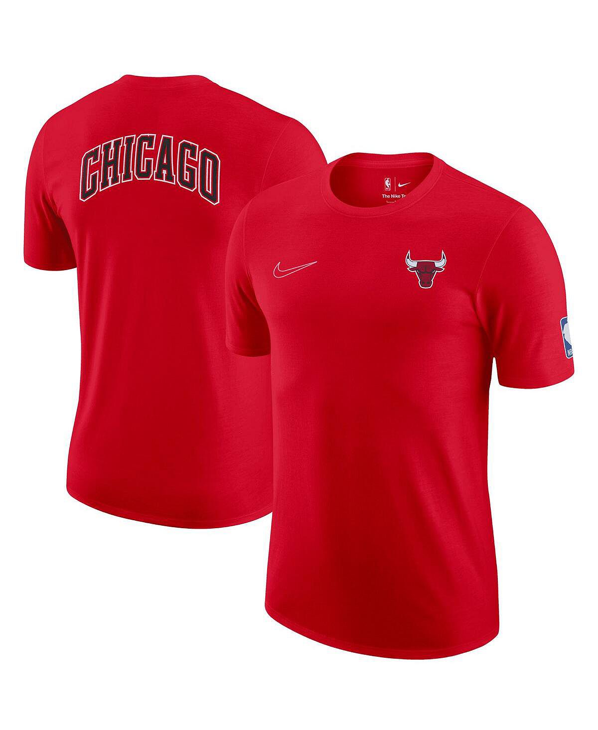 Мужская футболка Red Chicago Bulls 2022/23 City Edition Courtside Max90 Backer Nike printio свитшот женский с полной запечаткой чикаго буллз chicago bulls