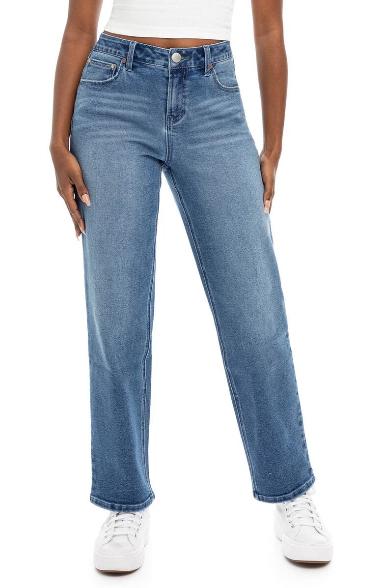 

Джинсы прямого кроя с высокой талией 1822 DENIM