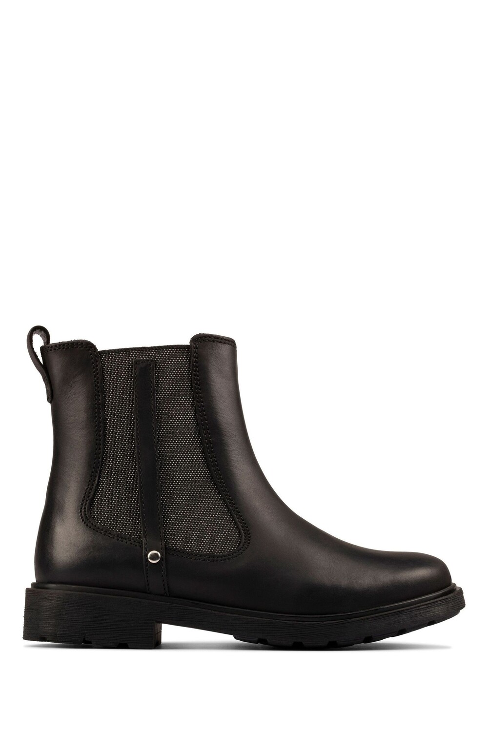 

Кожаные детские ботильоны F Fit Astrol Orin Clarks, черный