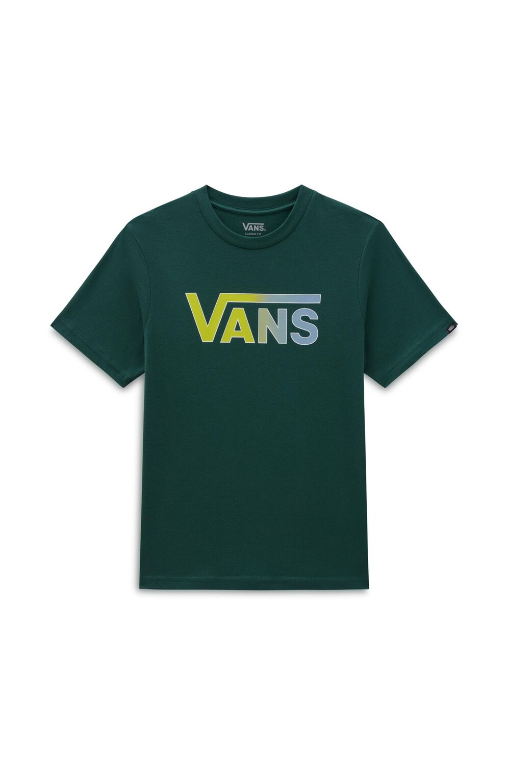 

Классическая футболка с логотипом для мальчиков Vans, зеленый