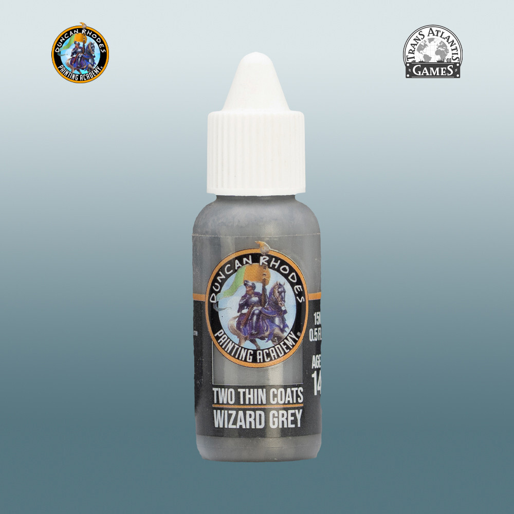 

Аксессуары Duncan Rhodes Painting Academy Two Thin Coats: Wizard Grey (15ml)