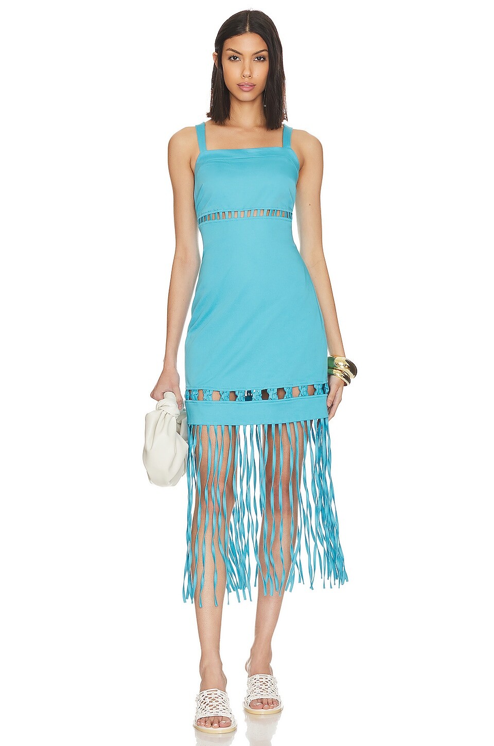 

Платье SIMKHAI Effy Sateen, цвет Capri