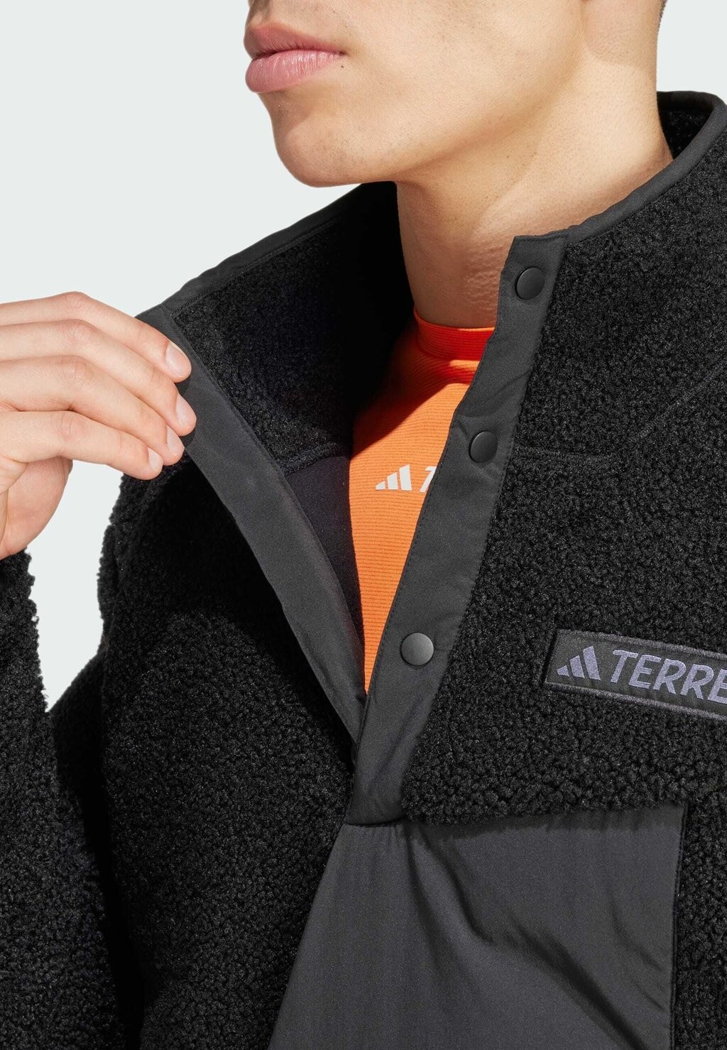 

Флисовая толстовка TERREX XPLORIC HIGH PILE FLEECE PULLOVER adidas, черный