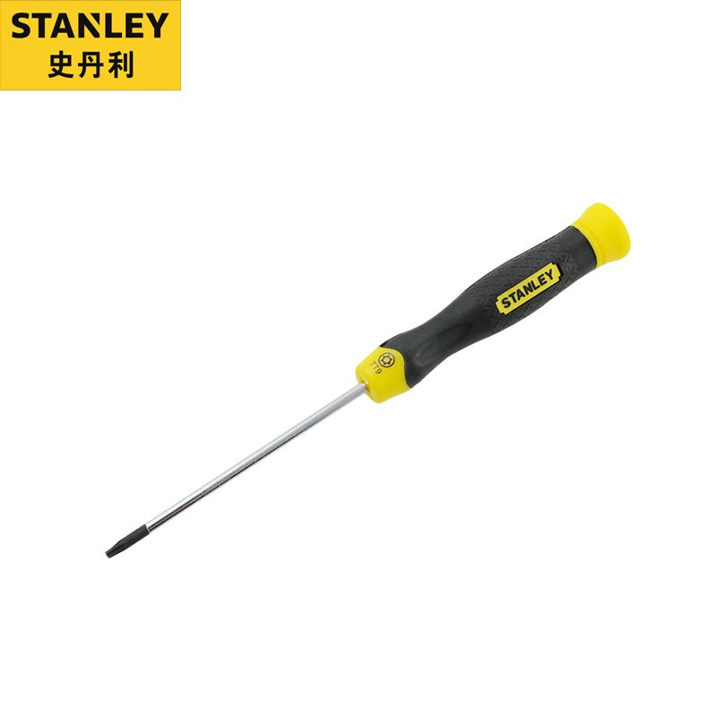 Stanley 3 отвертки с пластиковой ручкой в форме цветка T5*80 мм шестигранная звездообразная отвертка Torx с внутренним шестигранником без отверстия 65-144-0-23