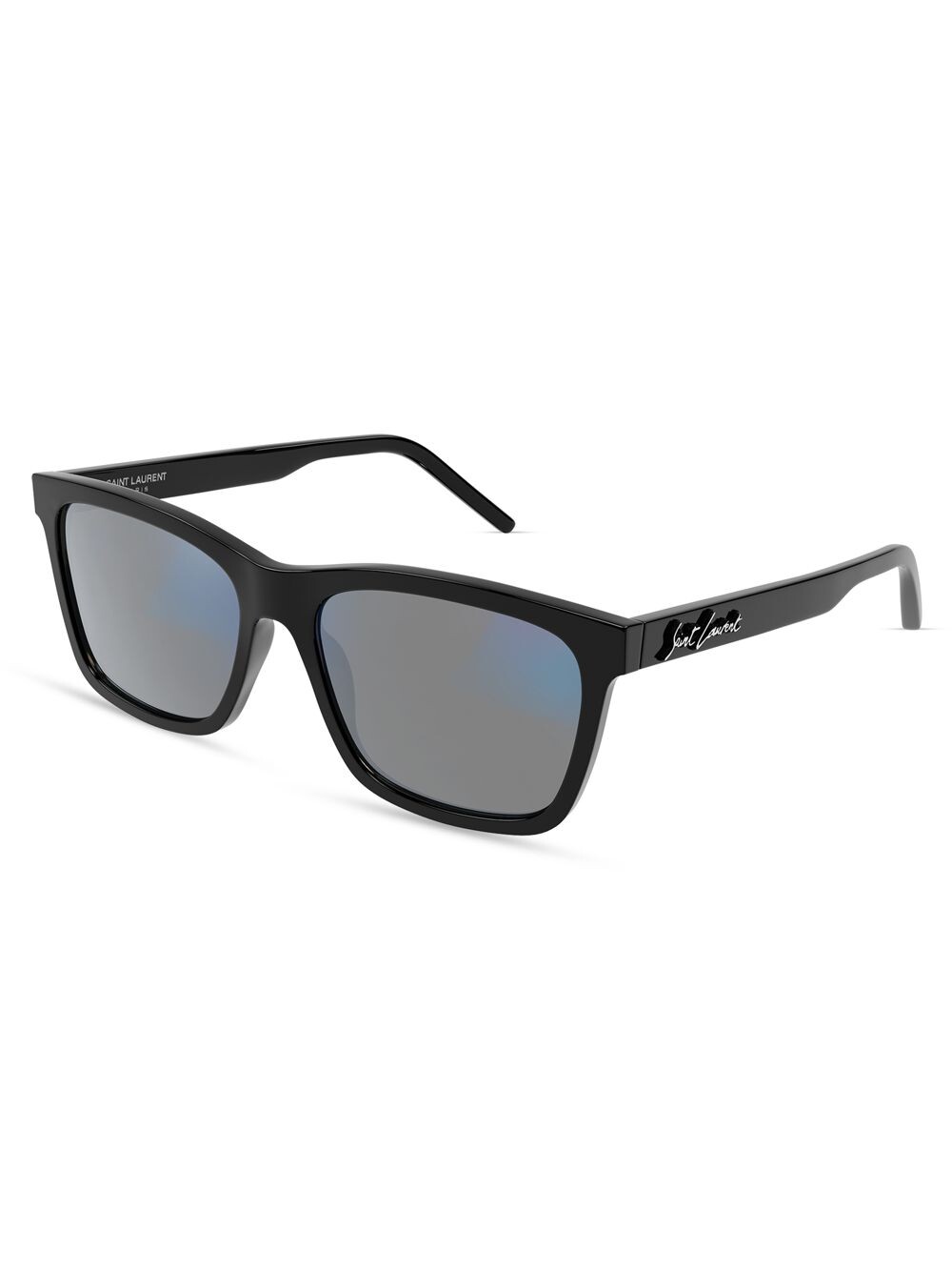 

Прямоугольные солнцезащитные очки Injection 56MM Saint Laurent, черный