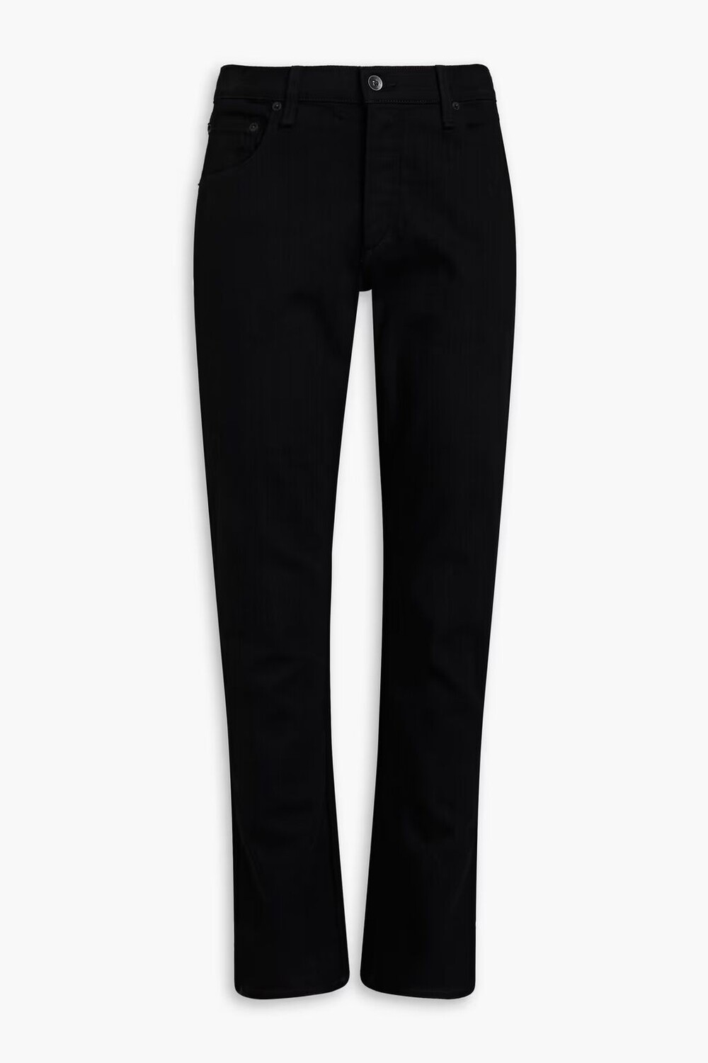 

Джинсы узкого кроя из денима Rag & Bone, черный