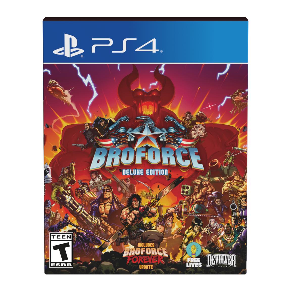 Видеоигра Broforce Deluxe Edition - PlayStation 4 игра для playstation 4 azur lane crosswave commander s calendar edition