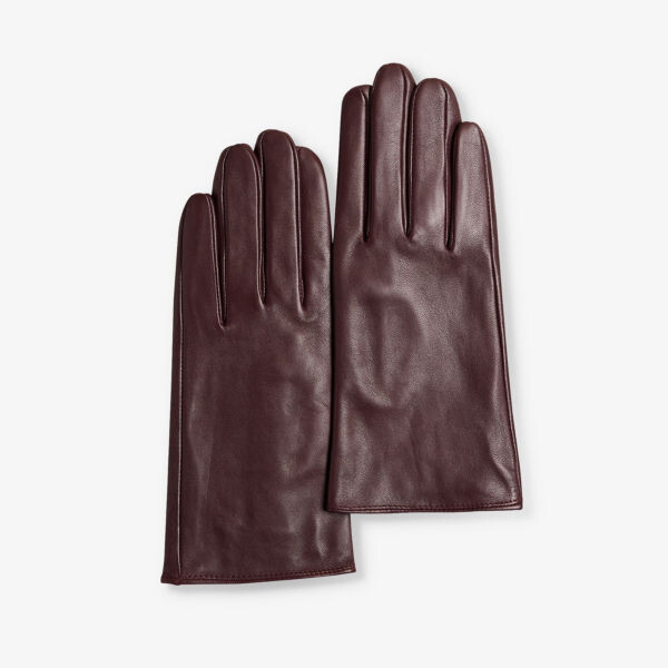 

Кожаные перчатки Arleos с логотипом Ted Baker, фиолетовый