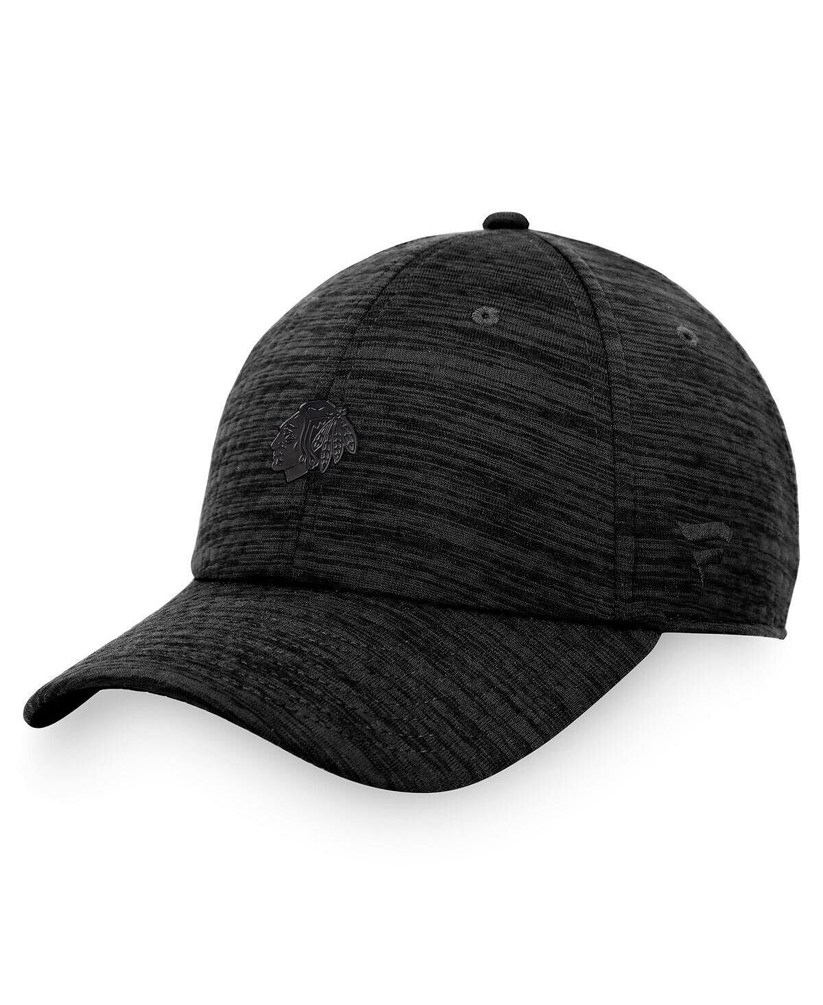 

Мужская фирменная черная кепка Chicago Blackhawks Authentic Pro Road Snapback Fanatics