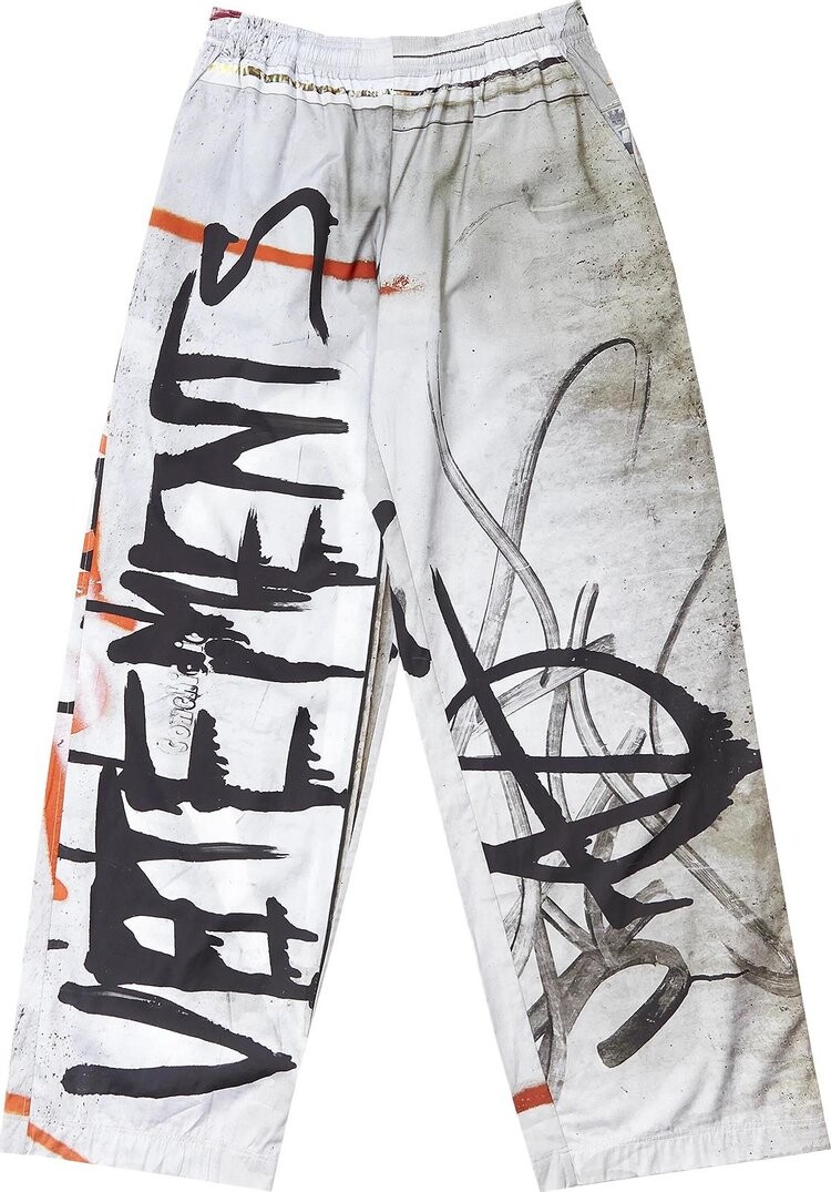 

Брюки Vetements Gaffiti Lounge 'Grey', серый