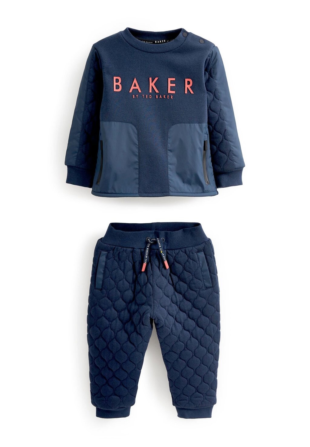 

Толстовка QUILTED AND JOGGER SET Baker by Ted Baker, цвет navy