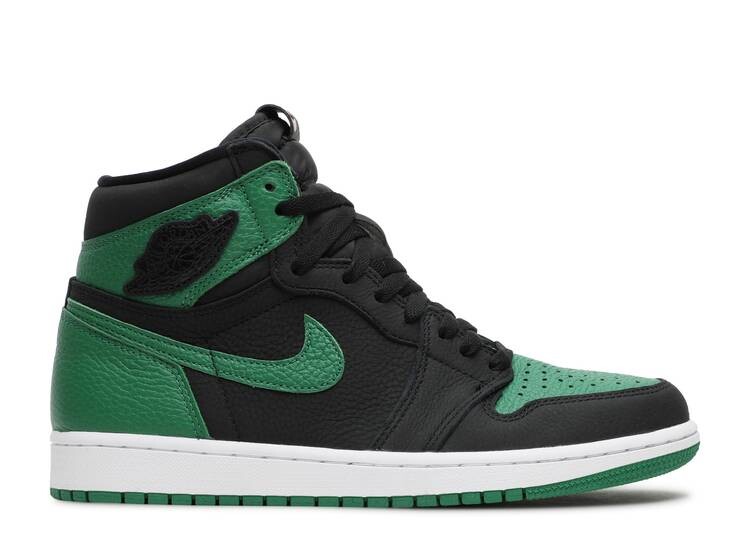 

Кроссовки AIR JORDAN 1 RETRO HIGH OG 'PINE GREEN 2.0', черный, Черный;серый