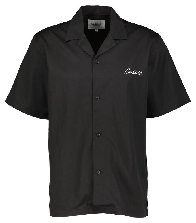 

Рубашка делрей с коротким рукавом Carhartt Wip, черный