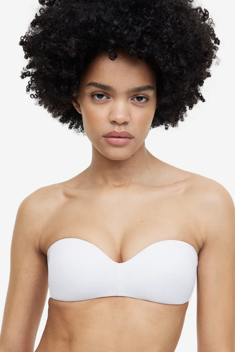 

2 бюстгальтера без бретелей H&M, бежевый
