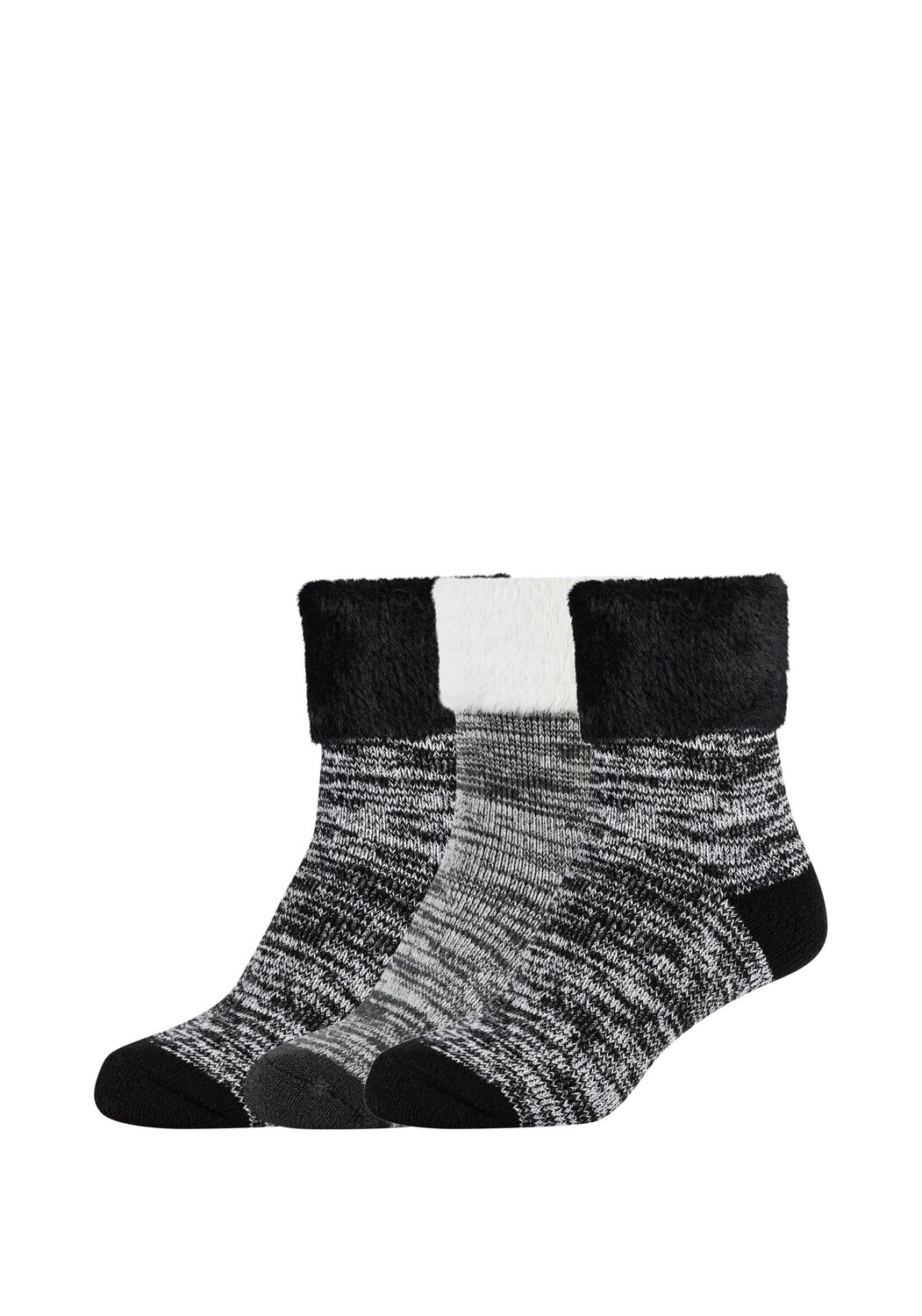 

Носки camano 3 шт warm & cozy, черный