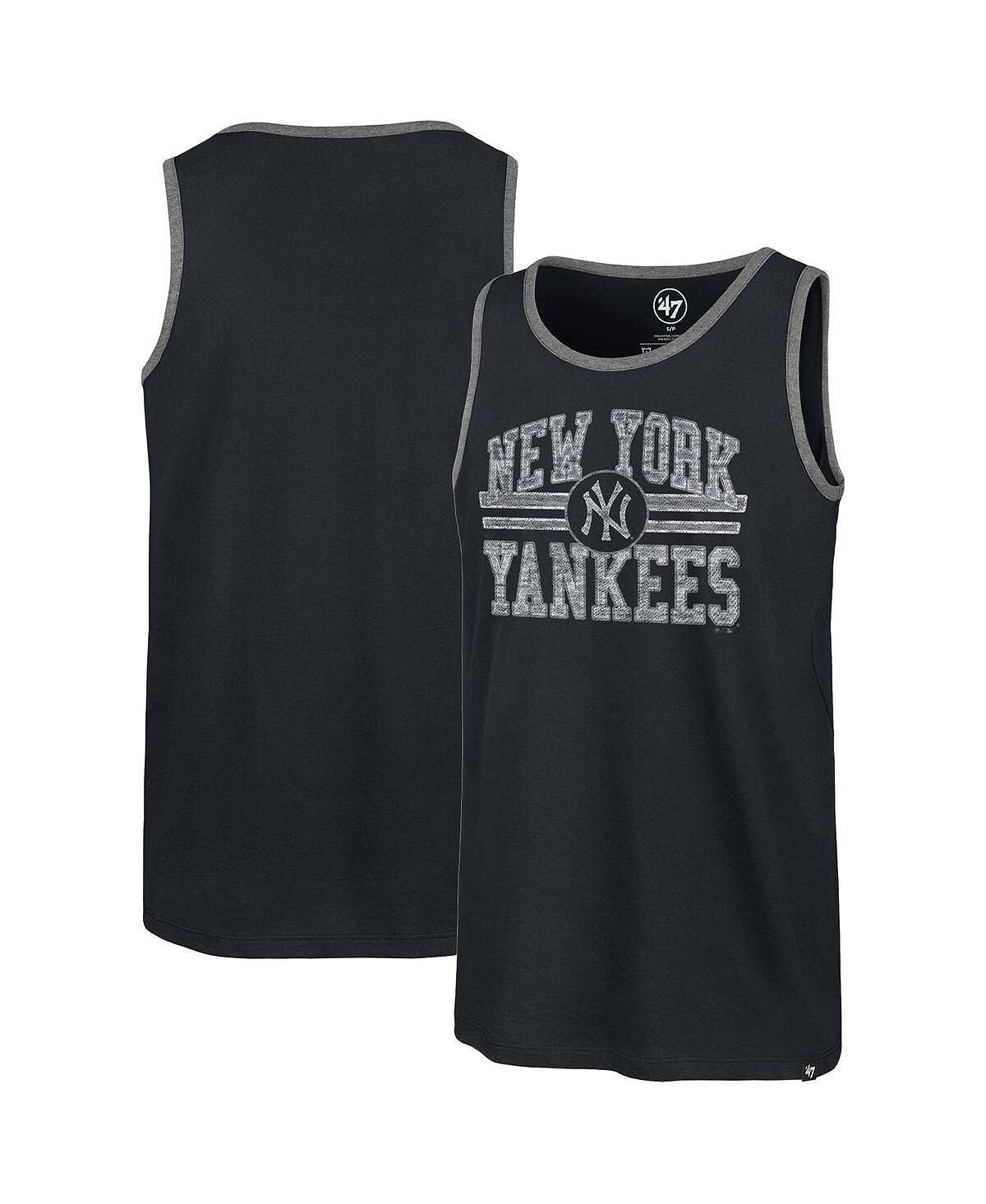 Мужская темно-синяя майка New York Yankees Winger Franklin '47 Brand кепка с вышивкой нью йорк янкиз 47 бордо