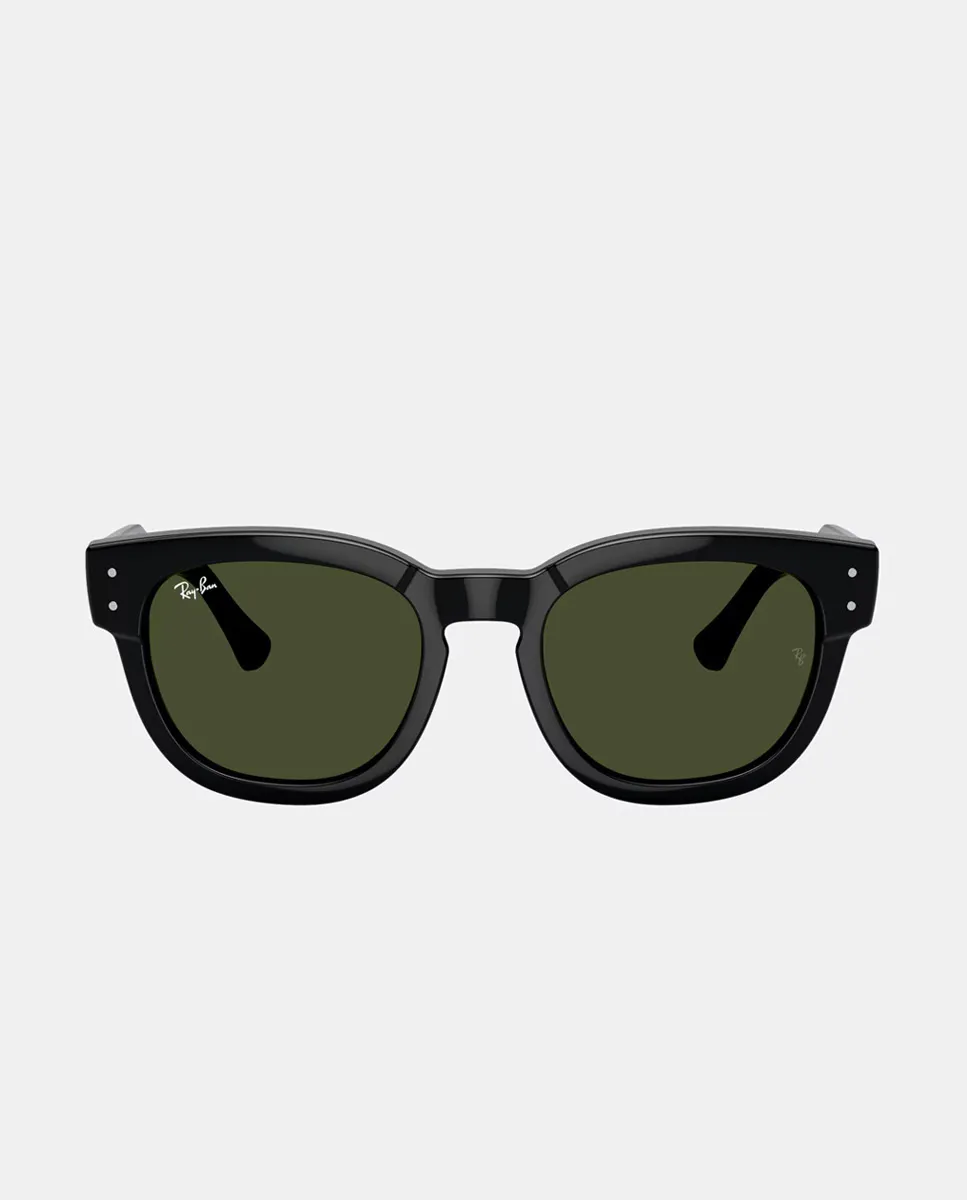 

Черные закругленные солнцезащитные очки унисекс Mega Haweye Ray-Ban