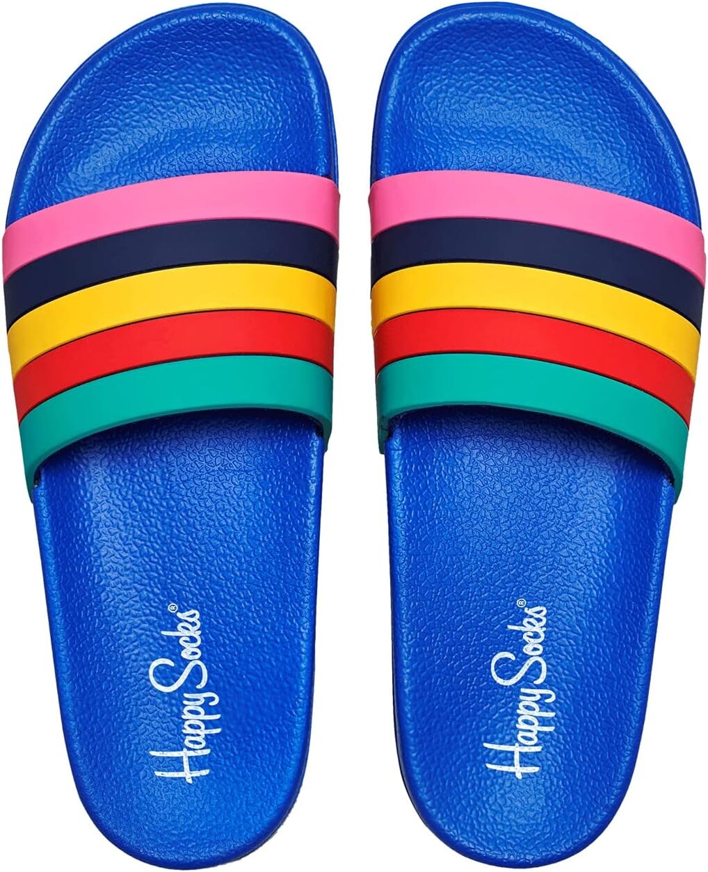 

Сандалии Pool Slider Stripes Happy Socks, цвет Turquiose