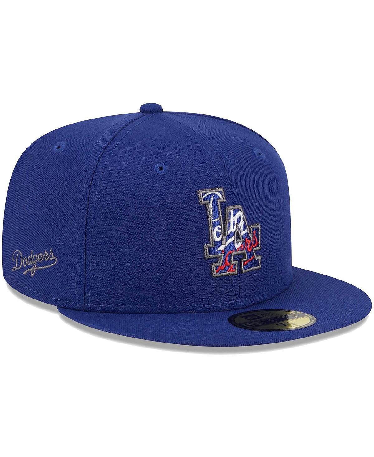 

Мужская приталенная шляпа Royal Los Angeles Dodgers Script Fill 59FIFTY New Era