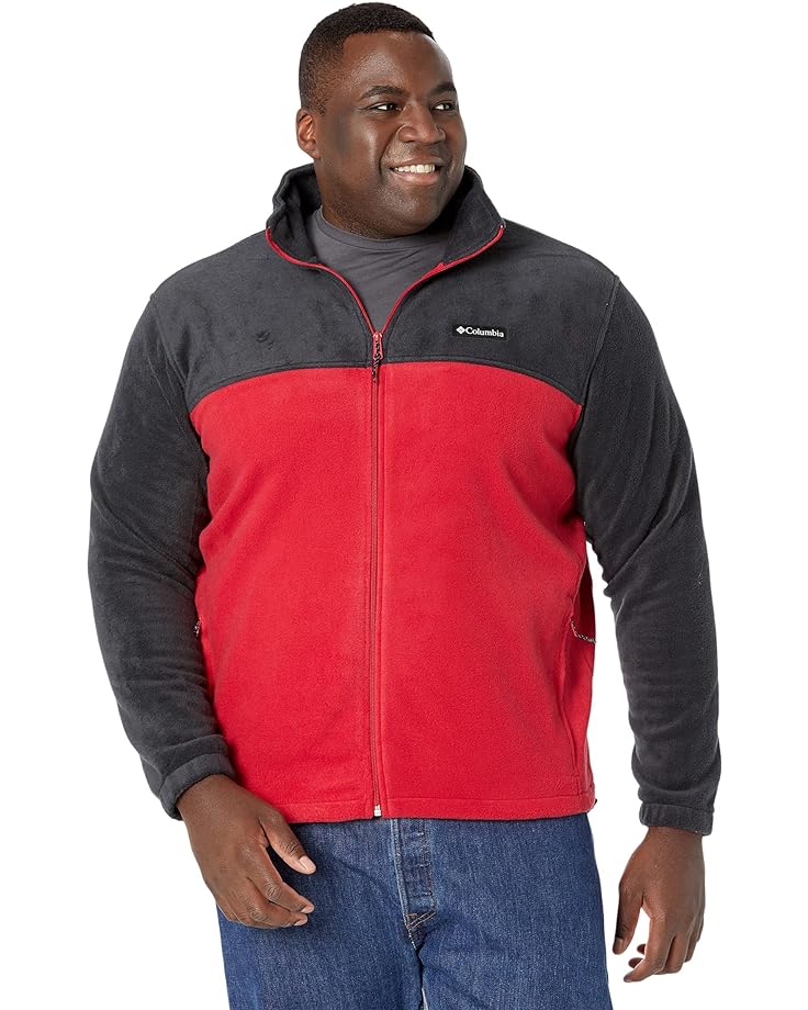 Куртка Columbia Big & Tall Steens Mountain Full Zip 2.0, цвет Black/Mountain Red