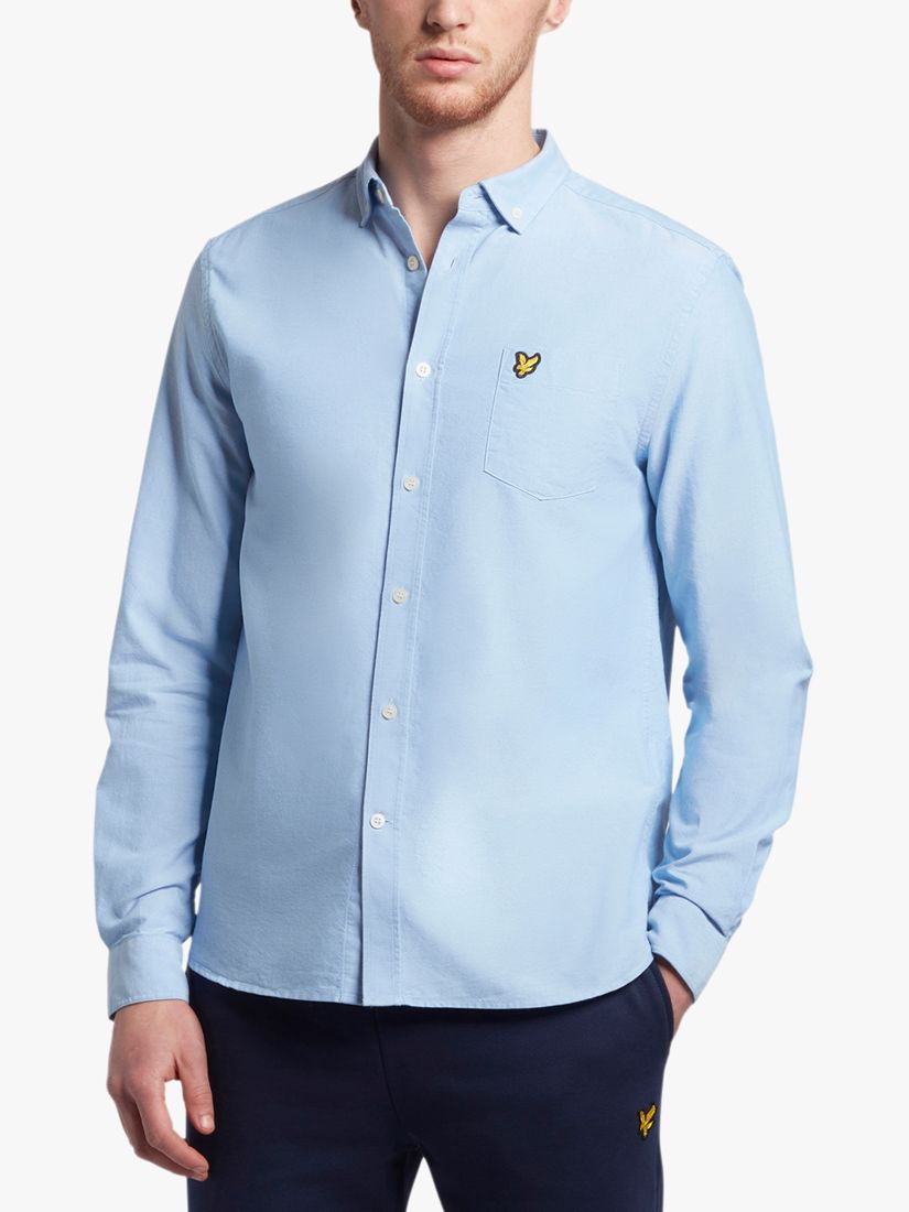 

Оксфордская рубашка обычного кроя Lyle & Scott, синяя