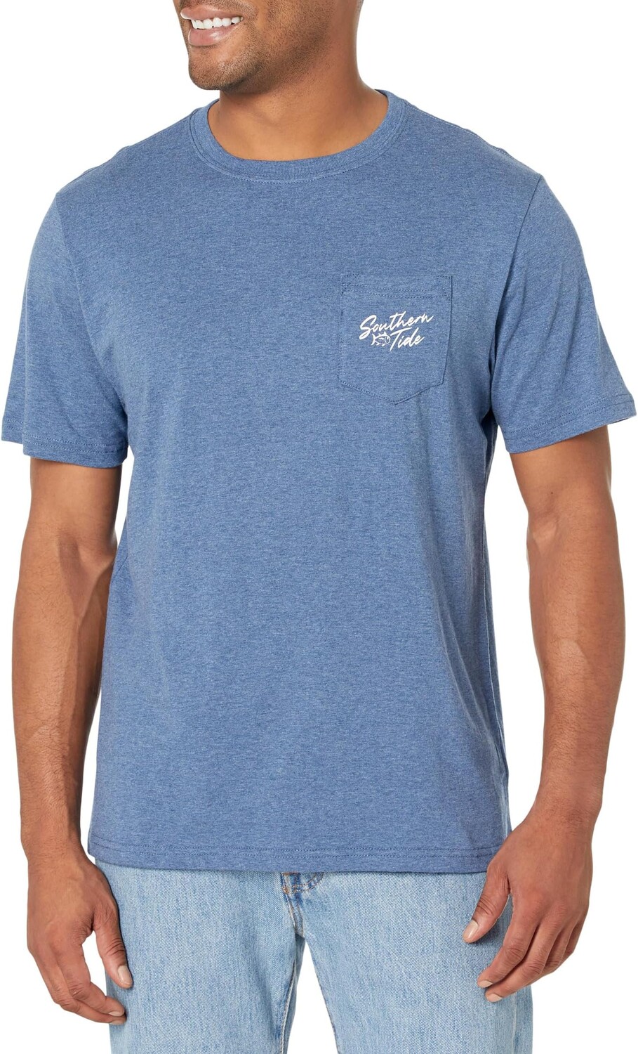 

Футболка Surf Club 06 Heather Southern Tide, цвет Heather Ensign Blue