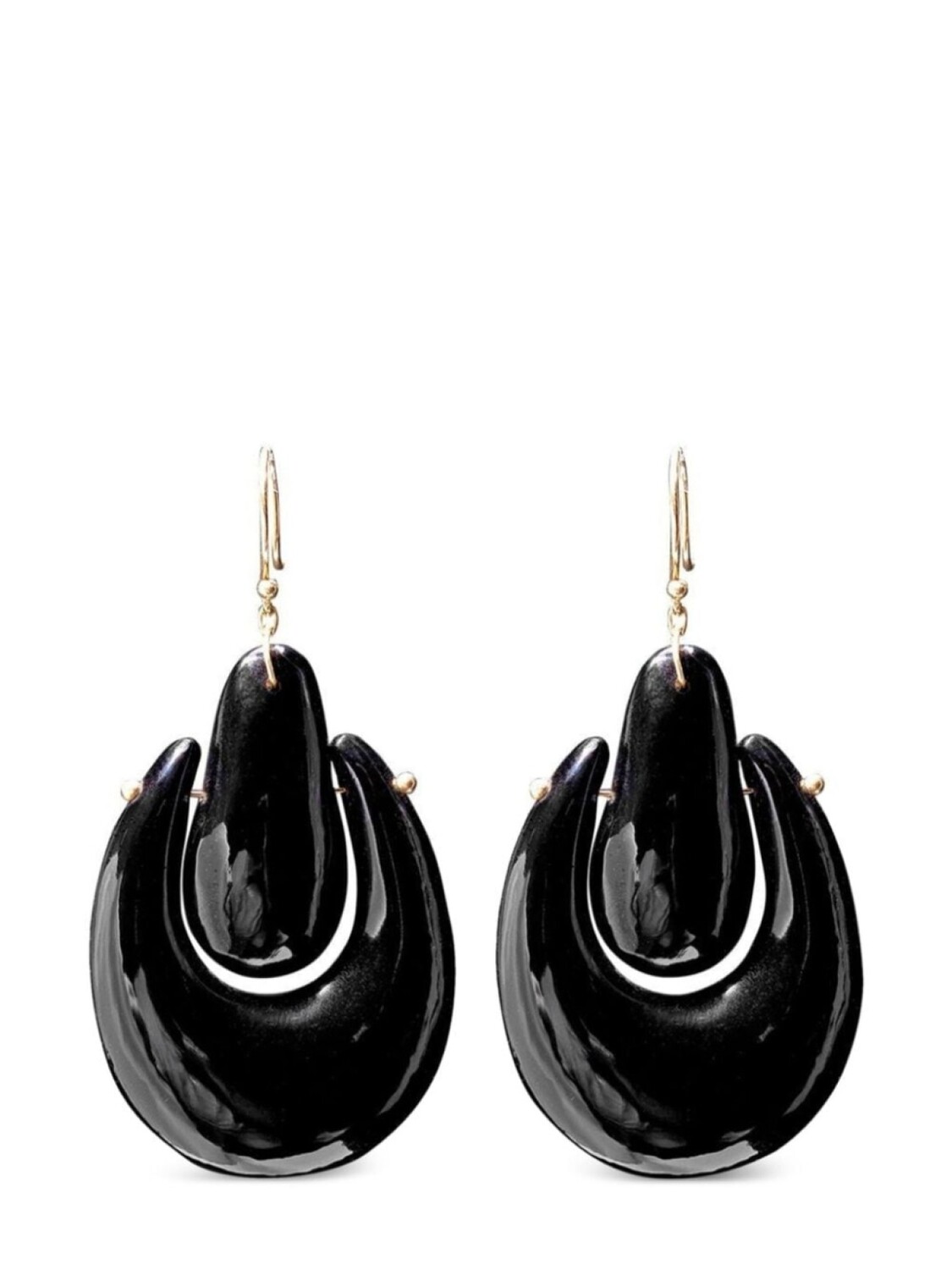 

Серьги O'Keeffe из желтого золота с ониксом Ten Thousand Things, золотой