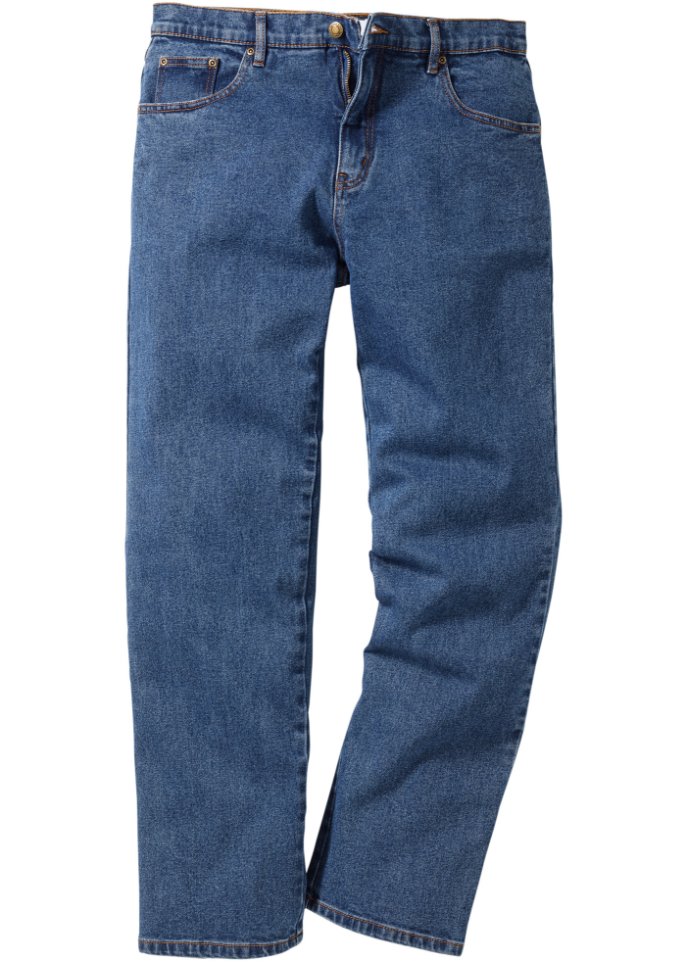 Прямые эластичные джинсы классического кроя John Baner Jeanswear, синий новинка 2023 джинсы ранней весны мужские повседневные зауженные прямые джинсы высококачественные повседневные мужские джинсы мужская оде