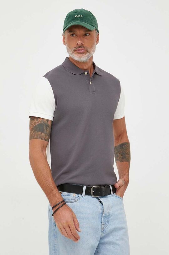 

Рубашка-поло Longford из хлопка Pepe Jeans, серый