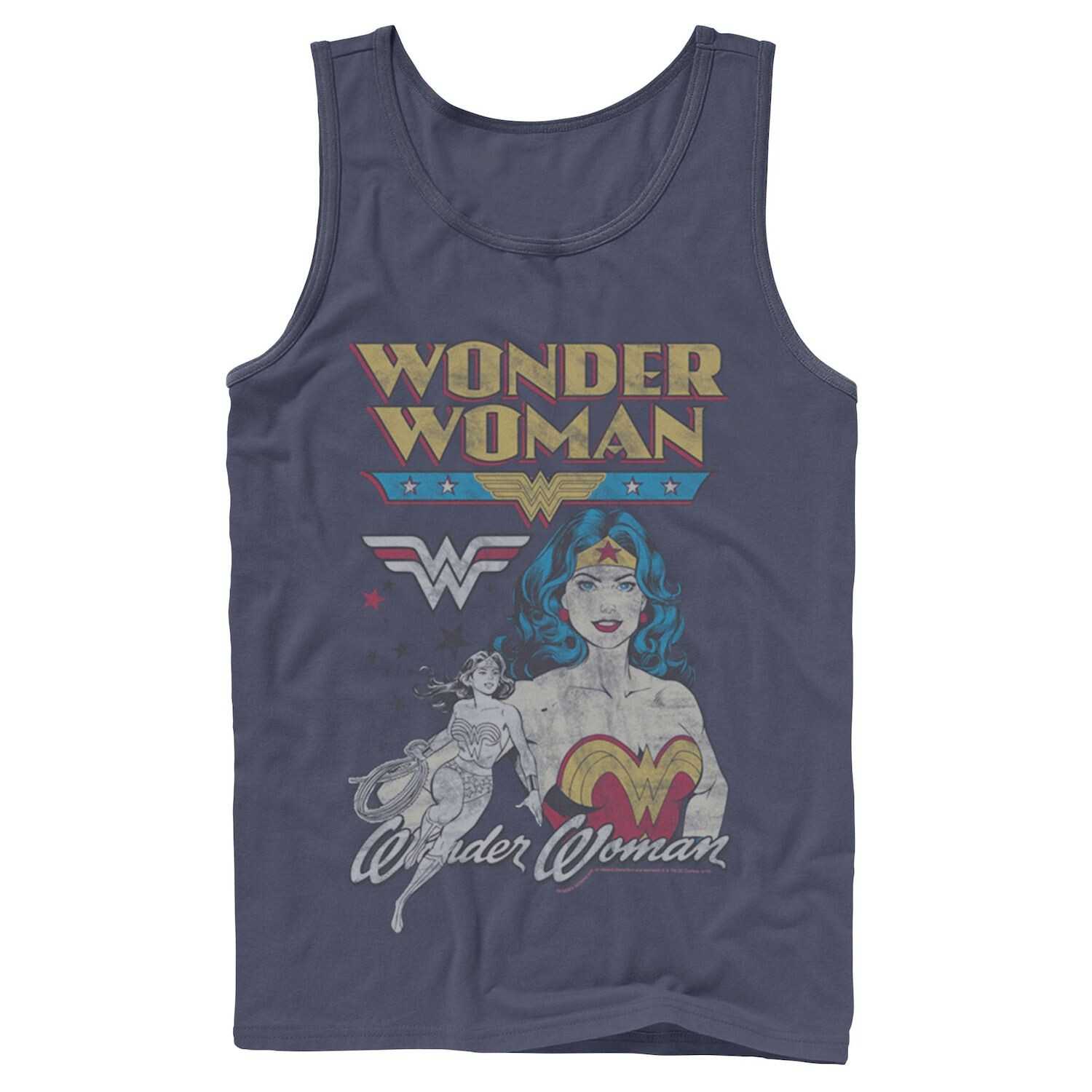 

Мужская винтажная майка DC Comics Wonder Woman Licensed Character