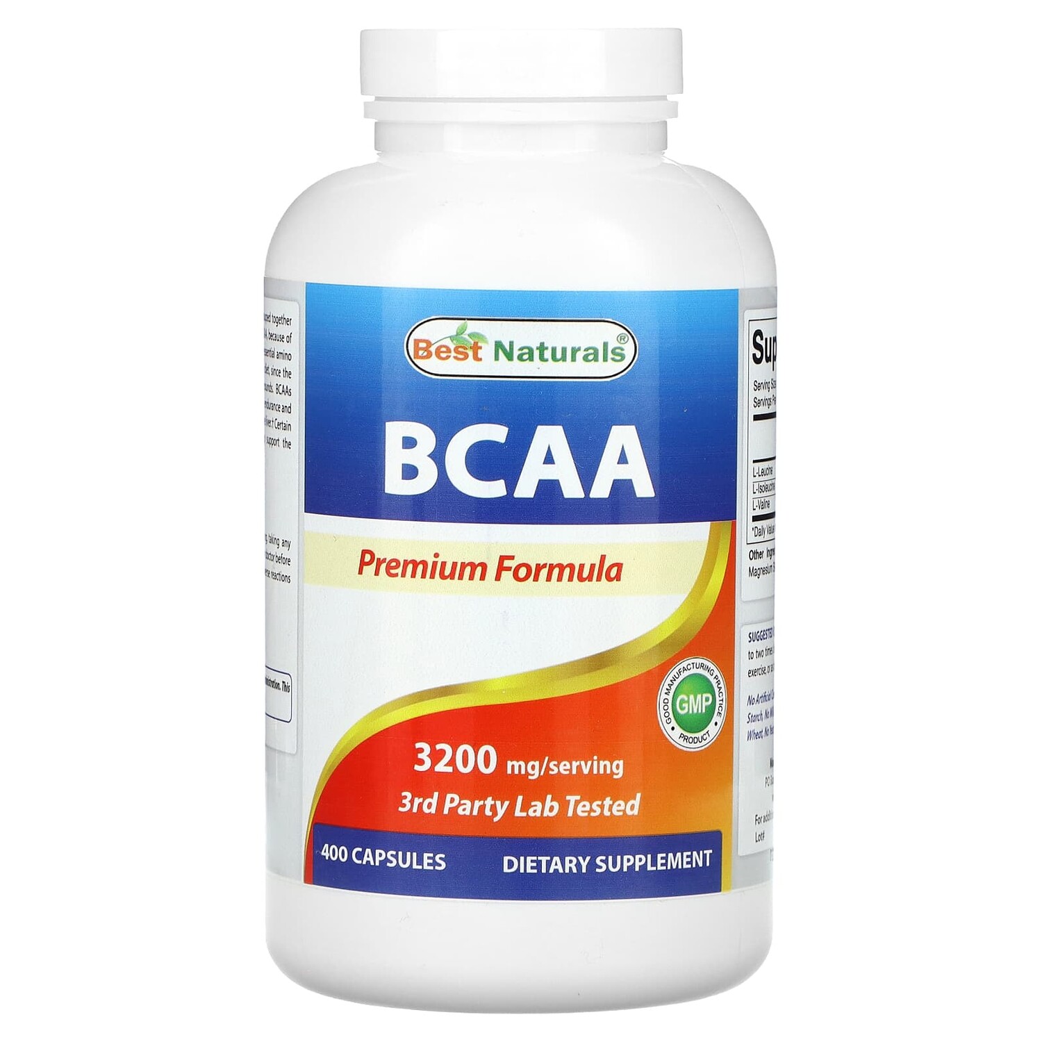 

BCAA, 800 мг, 400 капсул, Best Naturals