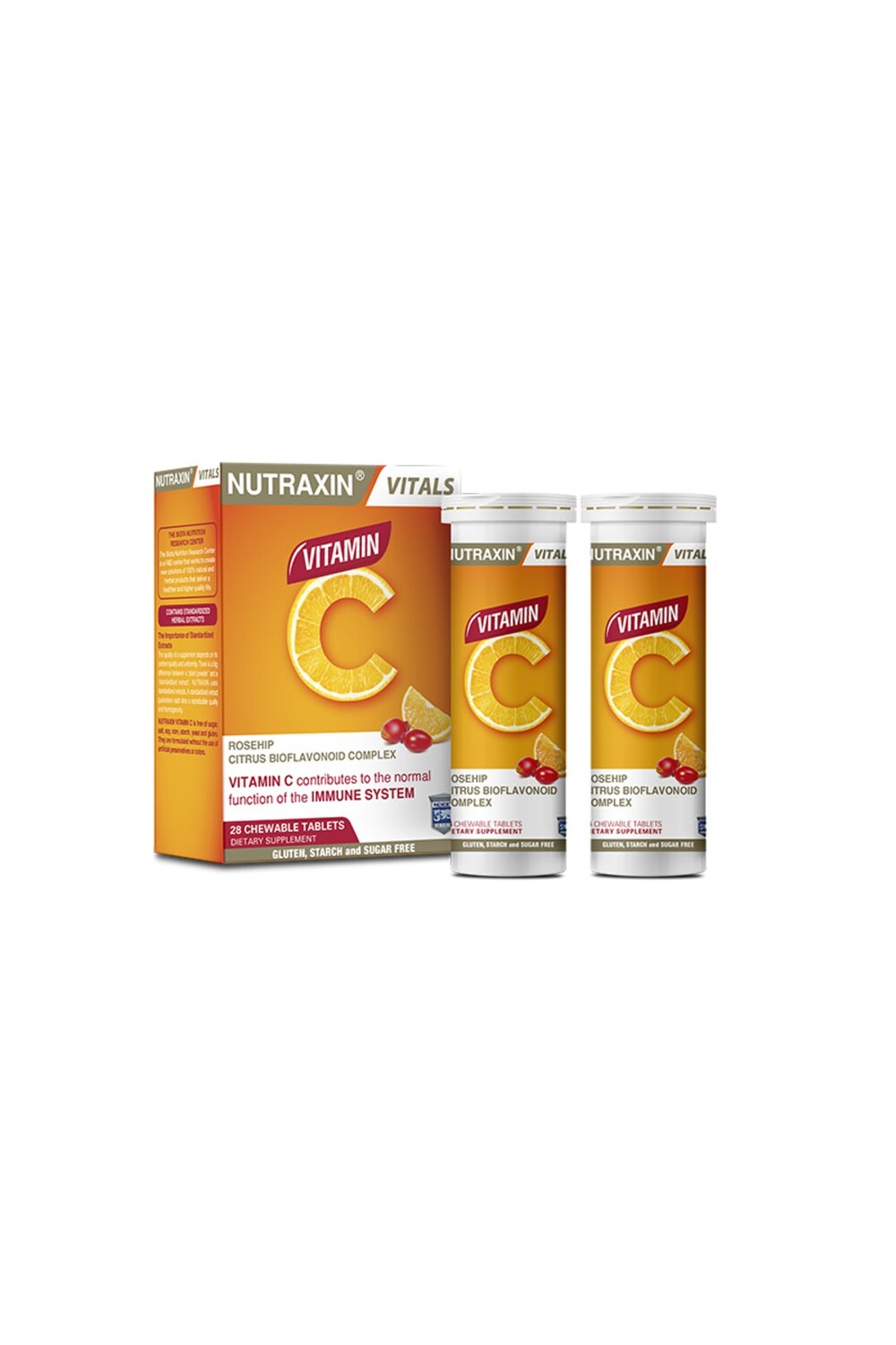 

Nutraxin Жевательная таблетка с витамином С 28
