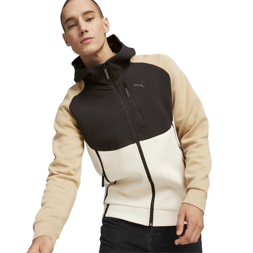 

Толстовка Puma Tech Full Zip, бежевый