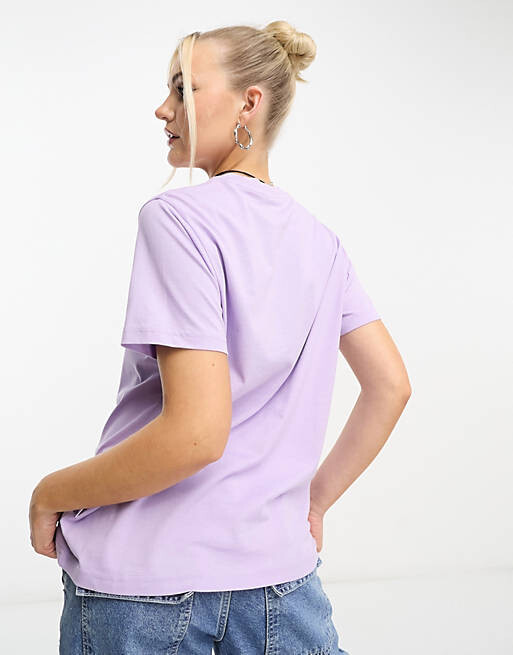 

Сиреневая футболка с маленьким логотипом Dickies Mapleton