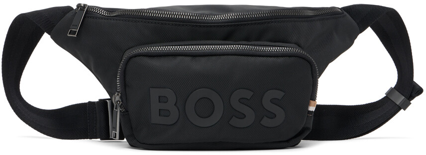 

Черный клатч на молнии BOSS