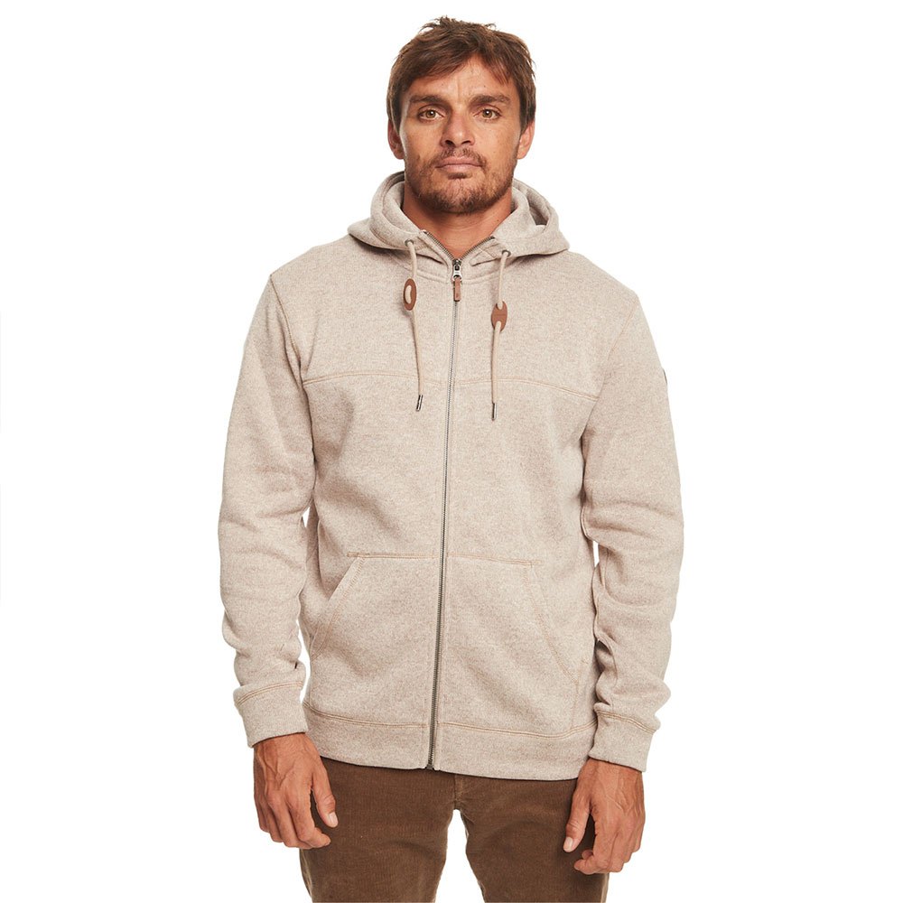 Толстовка Quiksilver Keller Zip Full Zip, бежевый