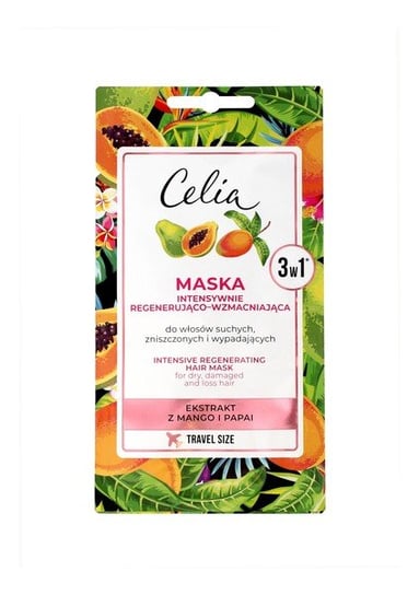 Интенсивно восстанавливающая и укрепляющая маска для волос 3в1 - пакетик 10мл Celia rees celia sorceress