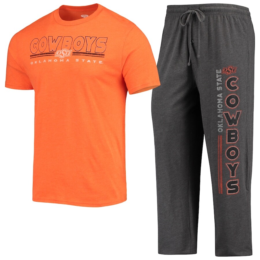 

Пижамный комплект Concepts Sport Oklahoma State Cowboys, угольный