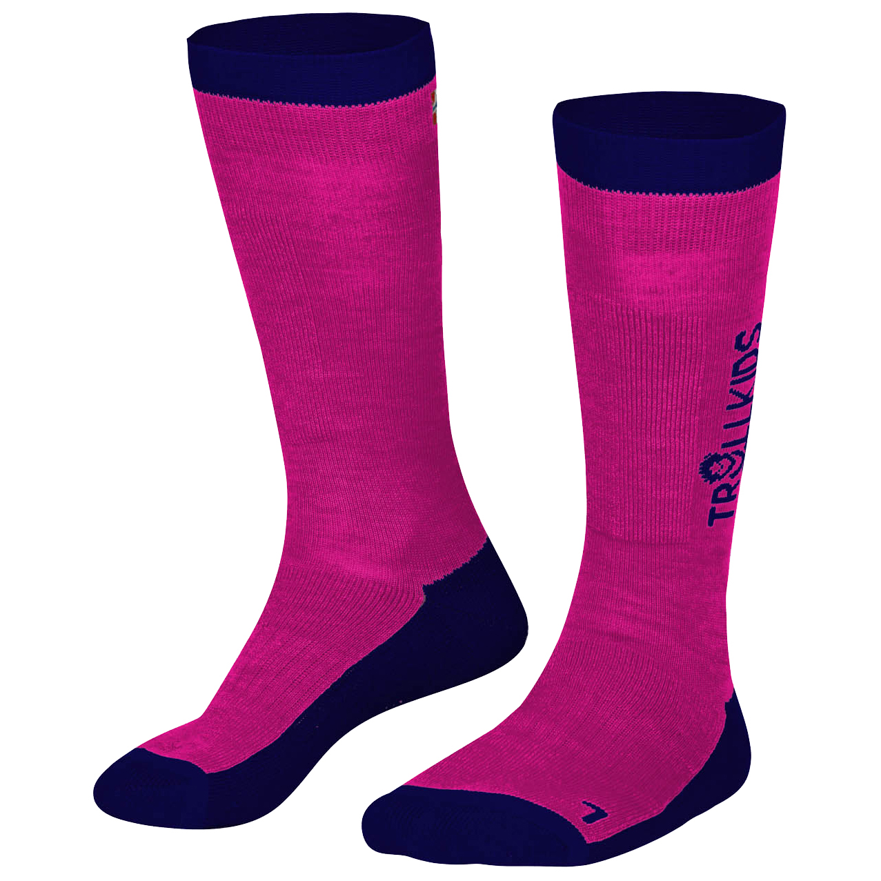 

Лыжные носки Trollkids Ski Socks, цвет Pink/Navy