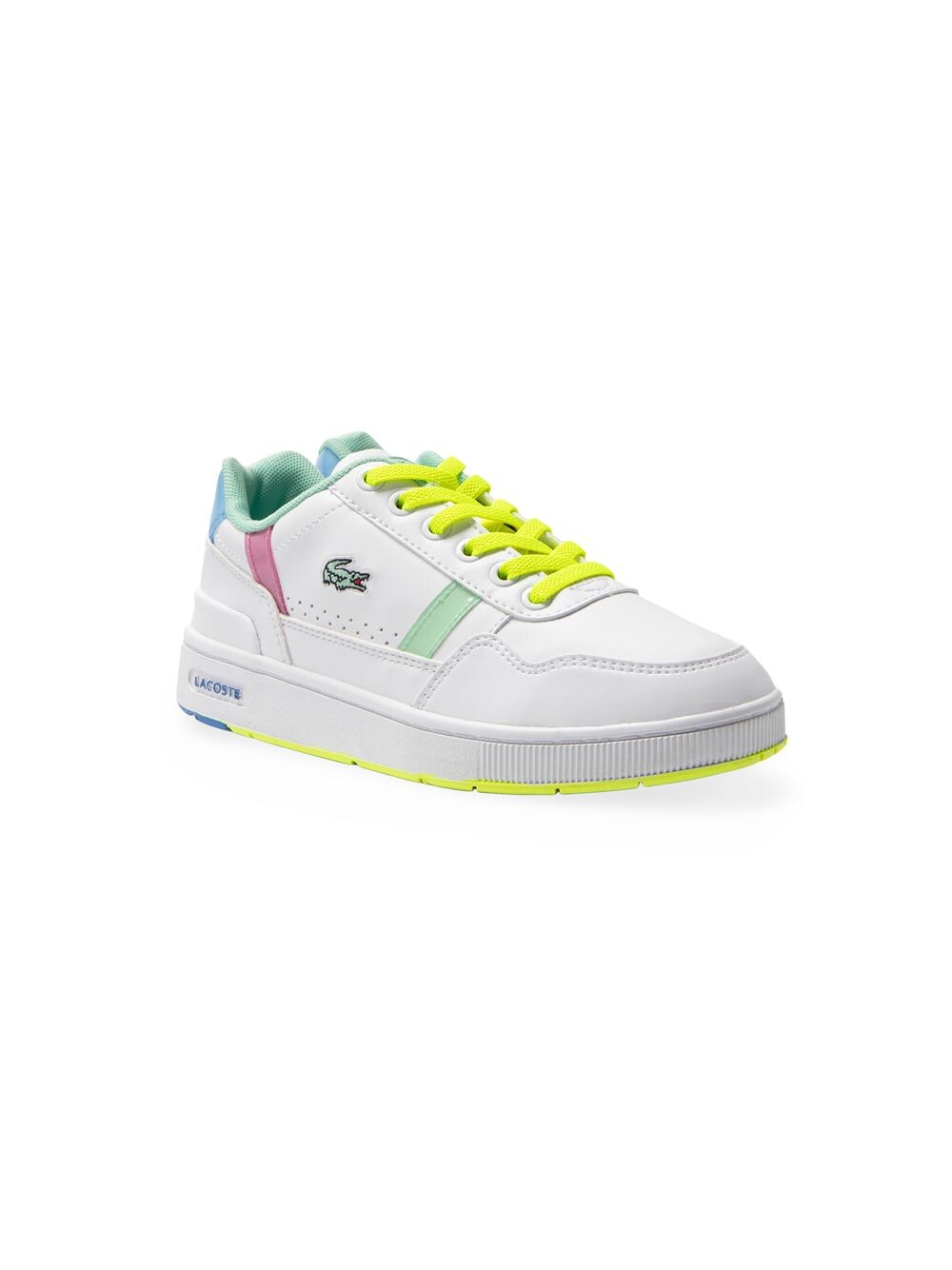 

Кроссовки с Т-образным зажимом для девочки Lacoste, белый