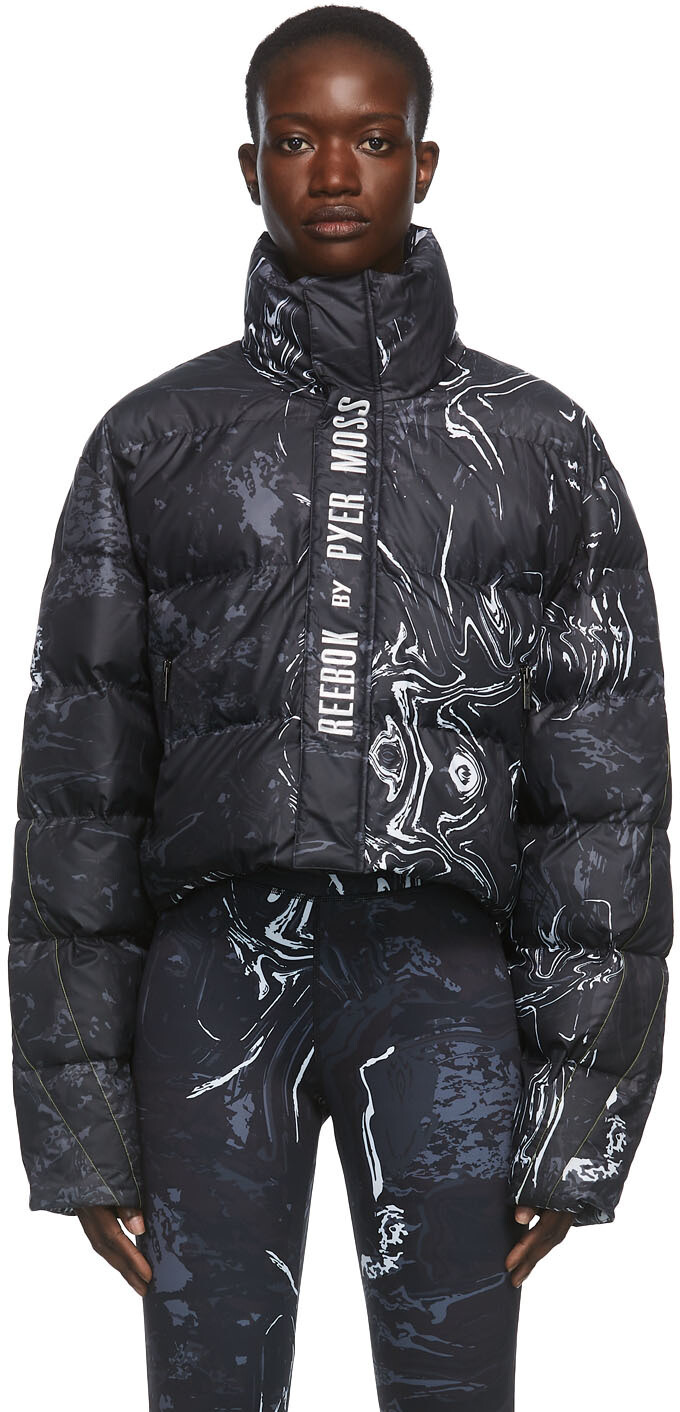 

Черная дутая куртка Reebok by Pyer Moss Pyer Moss Edition