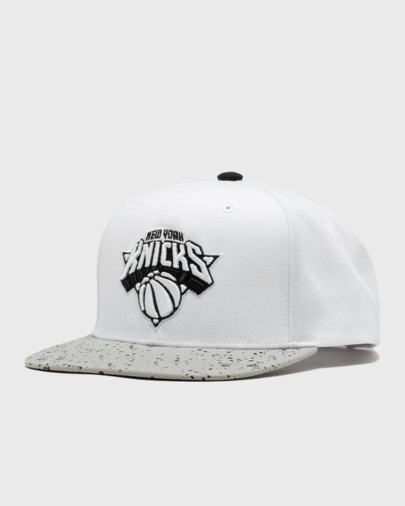 

Бейсболка Mitchell & Ness Nba Cement Top Snapback Knicks, цвет white / silver