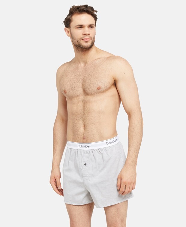 

Шорты-боксеры, 2 шт. Calvin Klein, серый