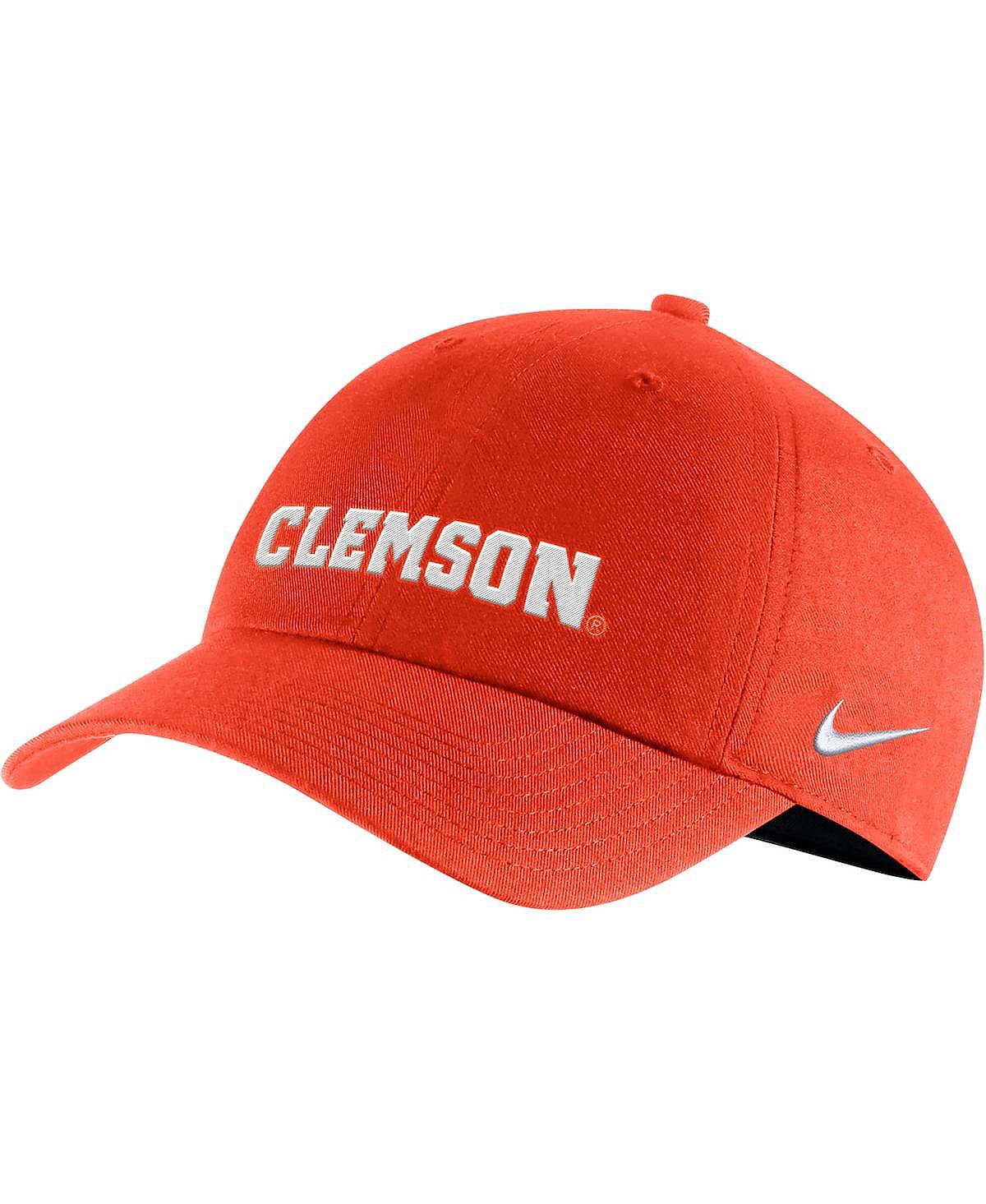 

Мужская оранжевая регулируемая шляпа Clemson Tigers Heritage86 с надписью Nike