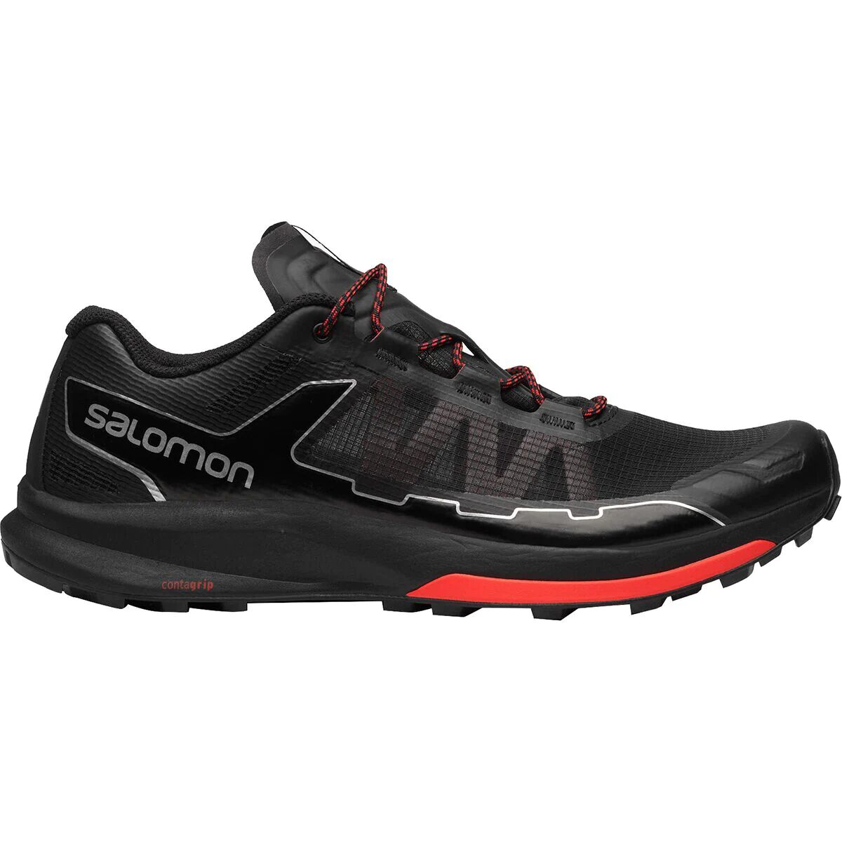 

Ультра рейдовая обувь Salomon, цвет black/racing red/silver metallic-x