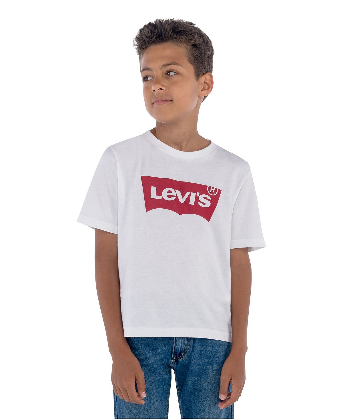 

Трикотажная футболка с круглым вырезом и логотипом Big Boys Batwing Levi's