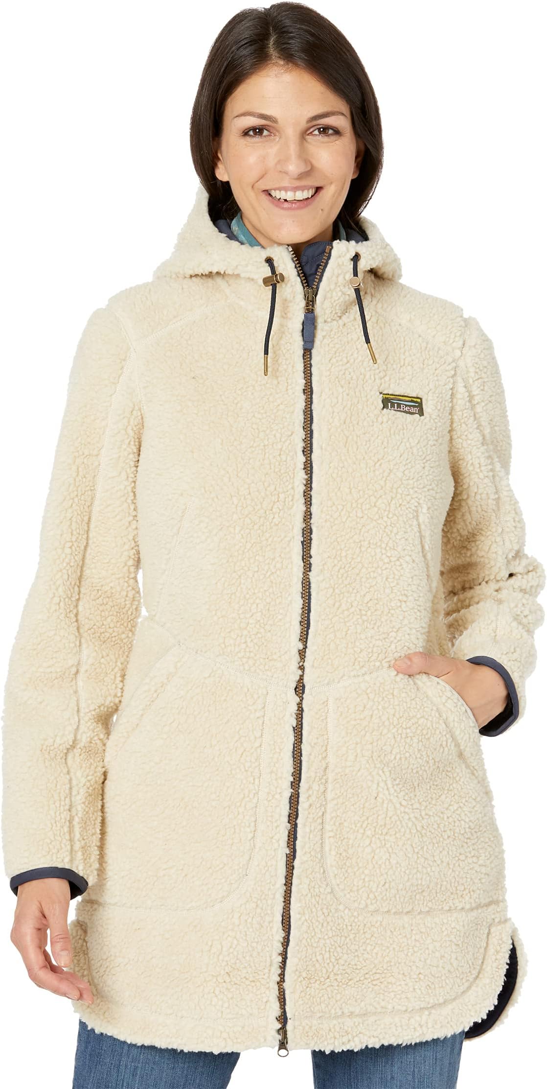 Куртка Mountain Pile Fleece Coat L.L.Bean, цвет Natural