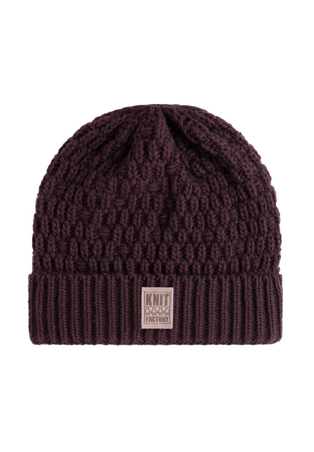 

Шапка JAIDA Knit Factory, цвет aubergine